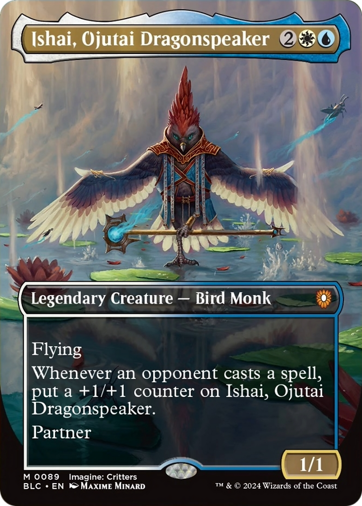 Ishai, Ojutai Dragonspeaker (Borderless) [Bloomburrow Commander] | Exor Games Dartmouth