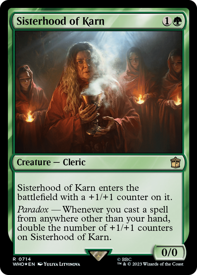 Sisterhood of Karn (Surge Foil) [Doctor Who] | Exor Games Dartmouth