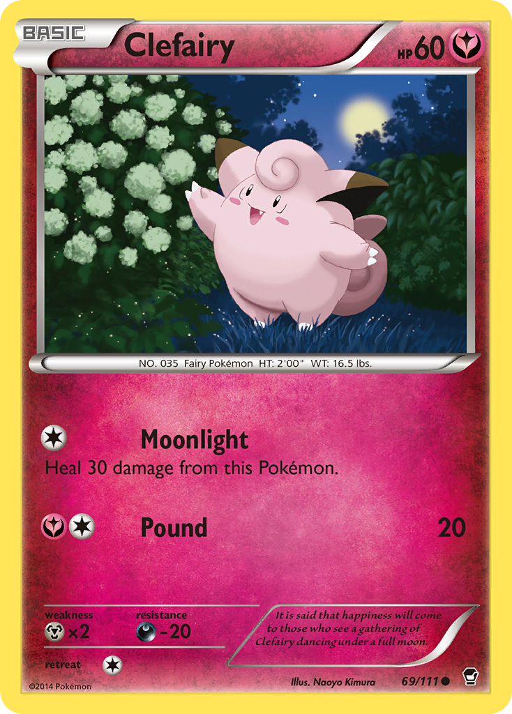 Clefairy (69/111) [XY: Furious Fists] | Exor Games Dartmouth