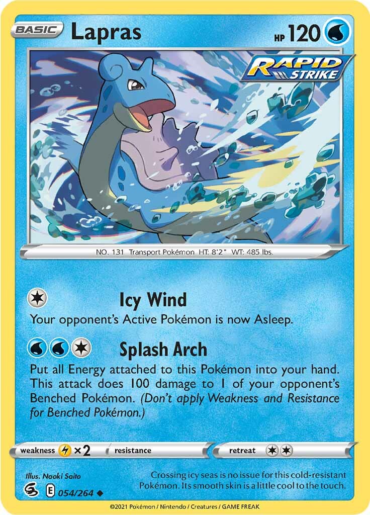 Lapras (054/264) [Sword & Shield: Fusion Strike] | Exor Games Dartmouth