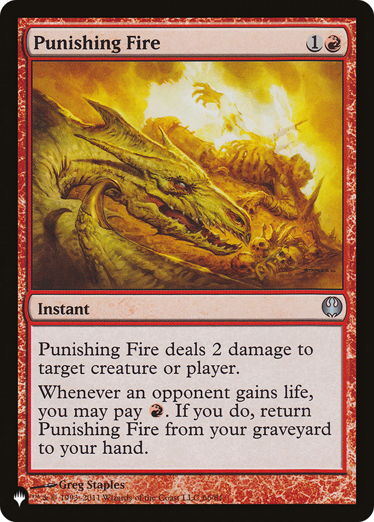 Punishing Fire [The List Reprints] | Exor Games Dartmouth