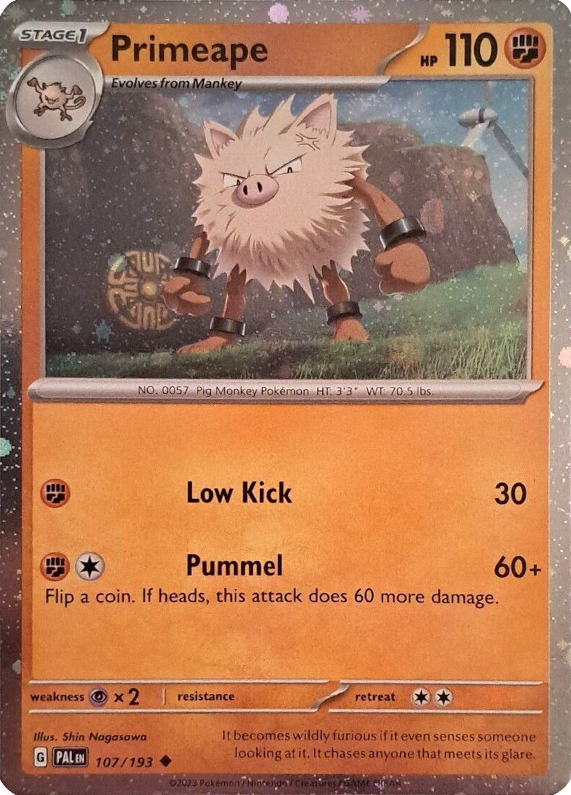 Primeape (107/193) (Cosmos Holo) [Scarlet & Violet: Paldea Evolved] | Exor Games Dartmouth