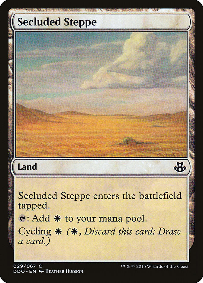 Secluded Steppe [Duel Decks: Elspeth vs. Kiora] | Exor Games Dartmouth