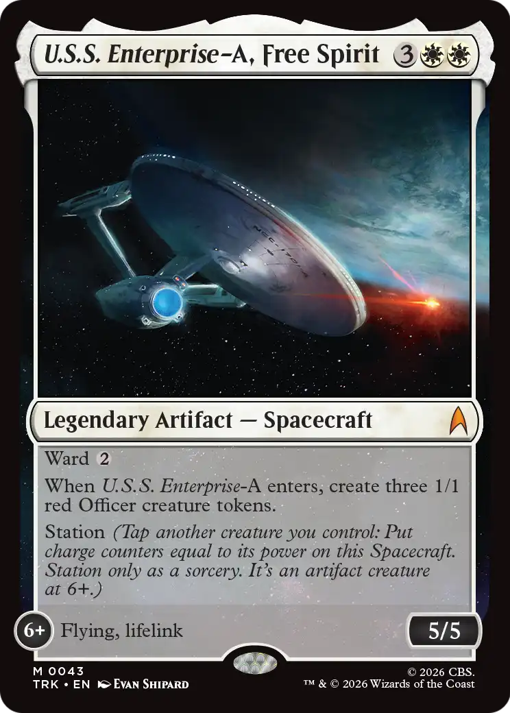 U.S.S. Enterprise-A, Free Spirit [Star Trek] | Exor Games Dartmouth