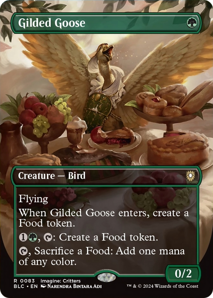 Gilded Goose (Borderless) [Bloomburrow Commander] | Exor Games Dartmouth