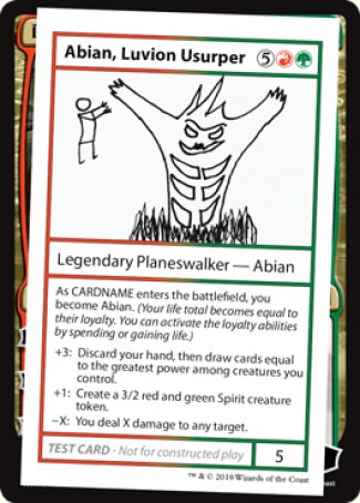 Abian, Luvion Usurper (2021 Edition) [Mystery Booster Playtest Cards] | Exor Games Dartmouth