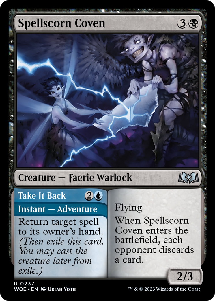 Spellscorn Coven // Take It Back [Wilds of Eldraine] | Exor Games Dartmouth