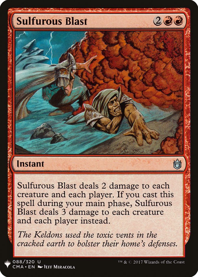 Sulfurous Blast [Mystery Booster] | Exor Games Dartmouth