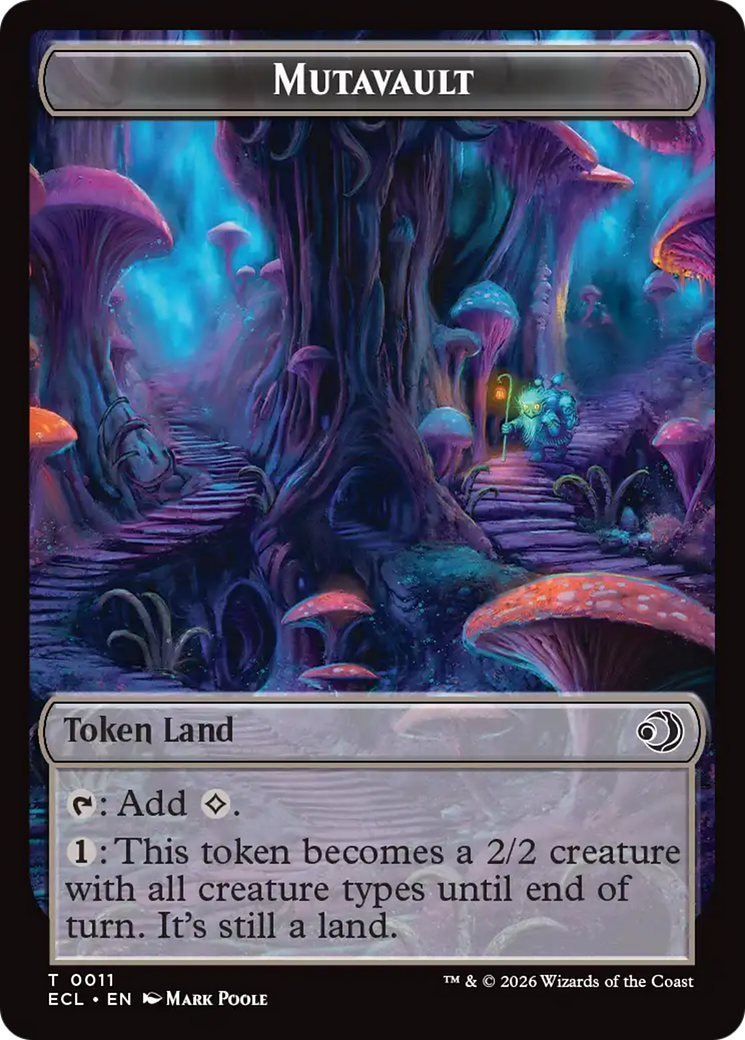 Elk // Mutavault Double-Sided Token [Lorwyn Eclipsed Tokens] | Exor Games Dartmouth