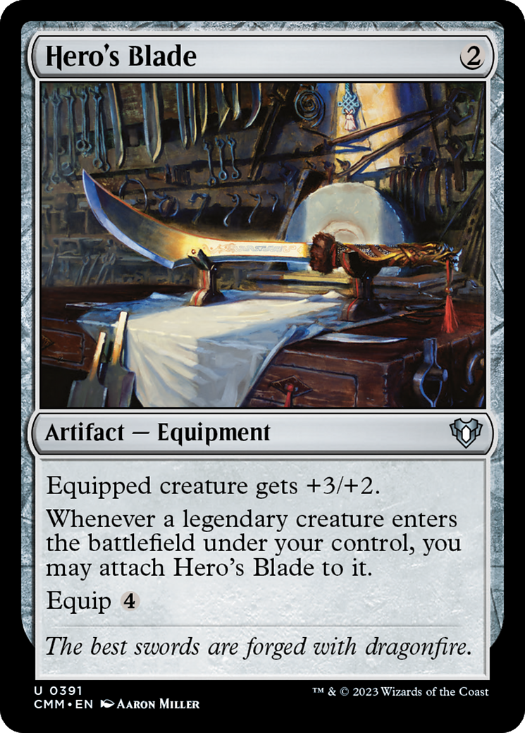 Hero's Blade [Commander Masters] | Exor Games Dartmouth