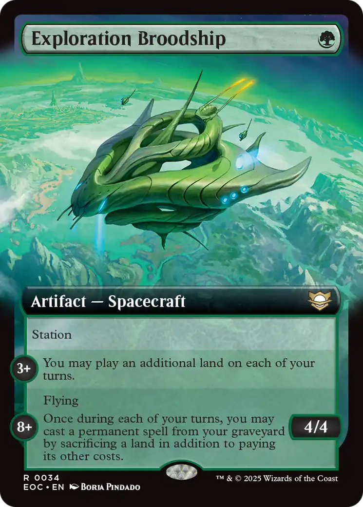 Exploration Broodship (Extended Art) [Edge of Eternities Commander] | Exor Games Dartmouth