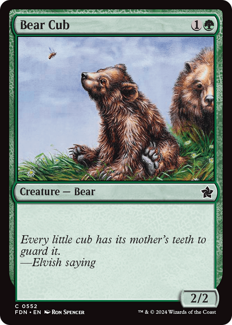 Bear Cub [Foundations] | Exor Games Dartmouth