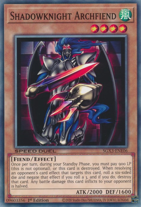 Shadowknight Archfiend [SGX3-ENE06] Common | Exor Games Dartmouth