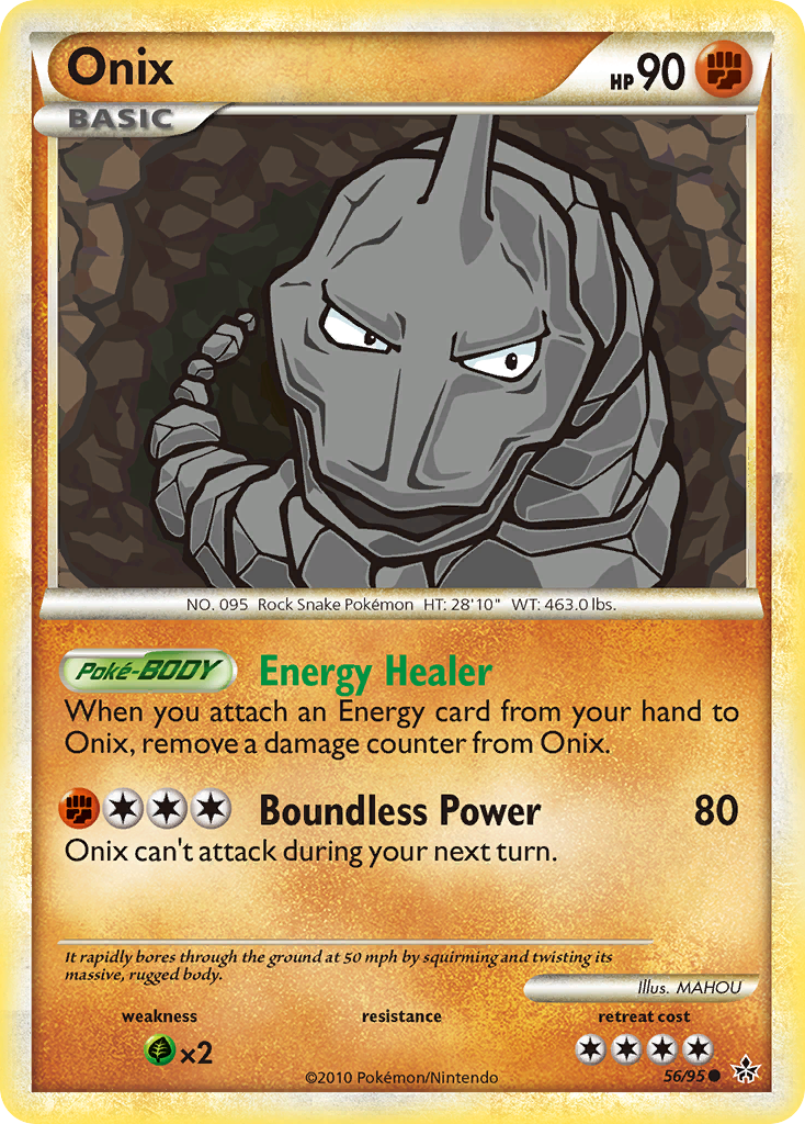 Onix (56/95) [HeartGold & SoulSilver: Unleashed] | Exor Games Dartmouth