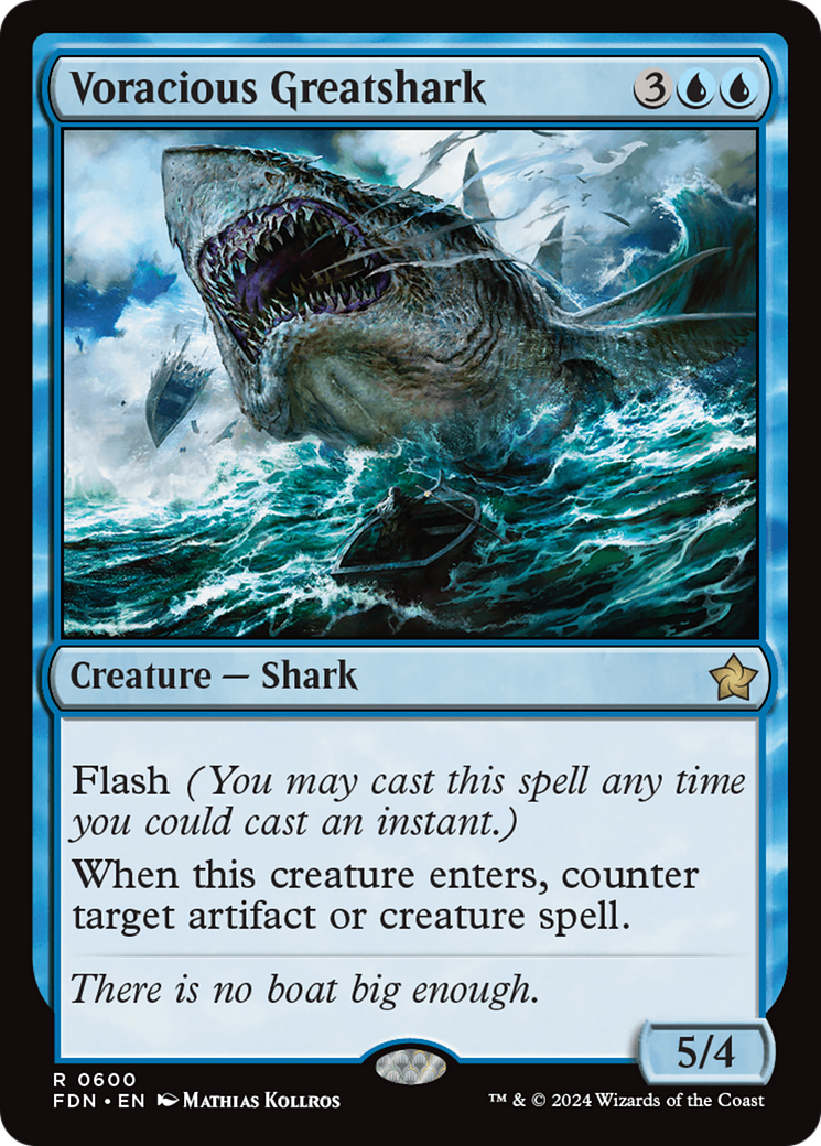 Voracious Greatshark [Foundations] | Exor Games Dartmouth