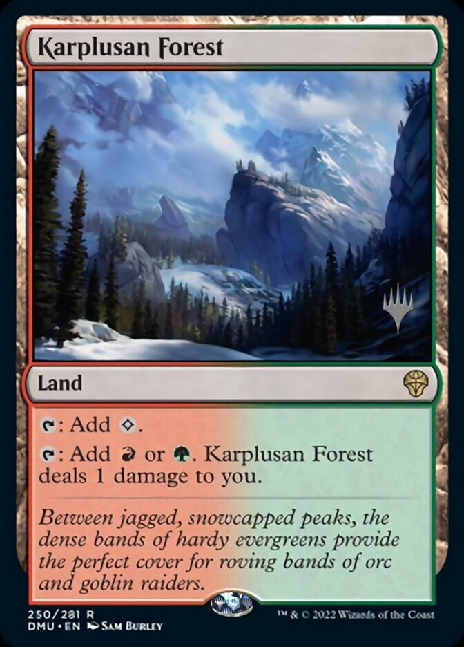 Karplusan Forest (Promo Pack) [Dominaria United Promos] | Exor Games Dartmouth