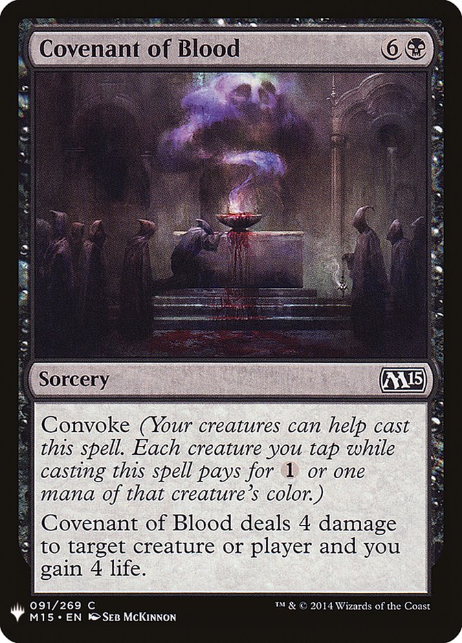 Covenant of Blood [Mystery Booster] | Exor Games Dartmouth