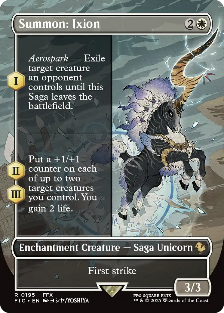 Summon: Ixion (Borderless) [FINAL FANTASY Commander] | Exor Games Dartmouth