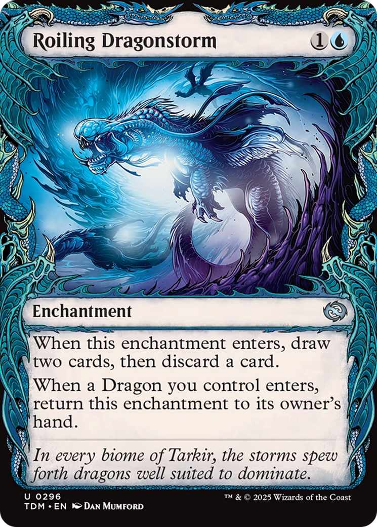 Roiling Dragonstorm (Showcase) [Tarkir: Dragonstorm] | Exor Games Dartmouth