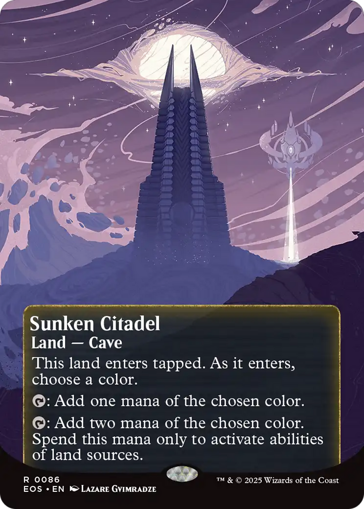 Sunken Citadel (0086) (Borderless) [Edge of Eternities: Stellar Sights] | Exor Games Dartmouth