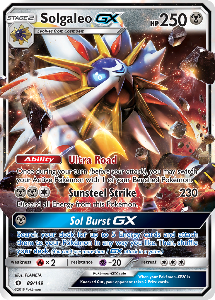 Solgaleo GX (89/149) [Sun & Moon: Base Set] | Exor Games Dartmouth