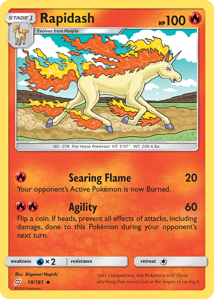 Rapidash (18/181) [Sun & Moon: Team Up] | Exor Games Dartmouth