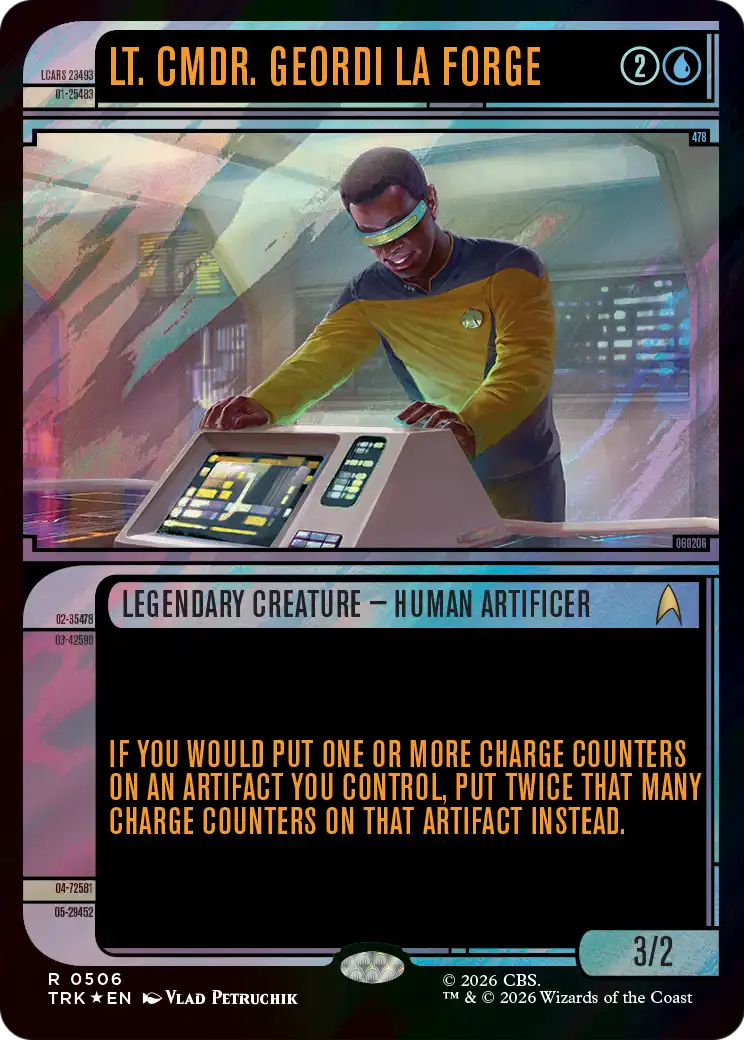 Lt. Cmdr. Geordi La Forge (Showcase) (Surge Foil) [Star Trek] | Exor Games Dartmouth
