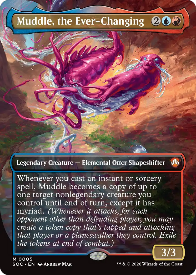Muddle, the Ever-Changing (Borderless) [Secrets of Strixhaven Commander] | Exor Games Dartmouth