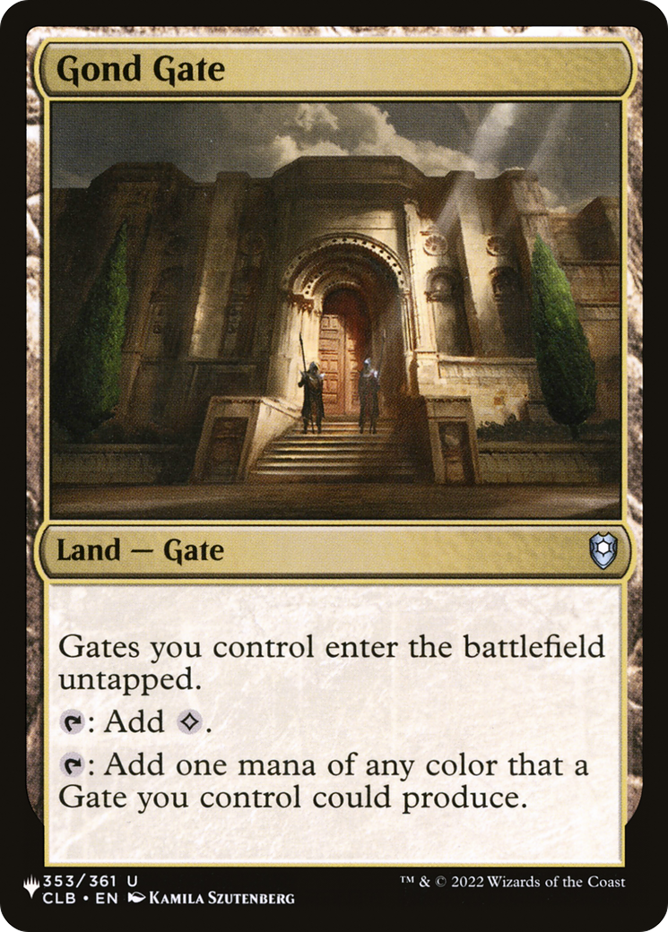 Gond Gate [The List] | Exor Games Dartmouth