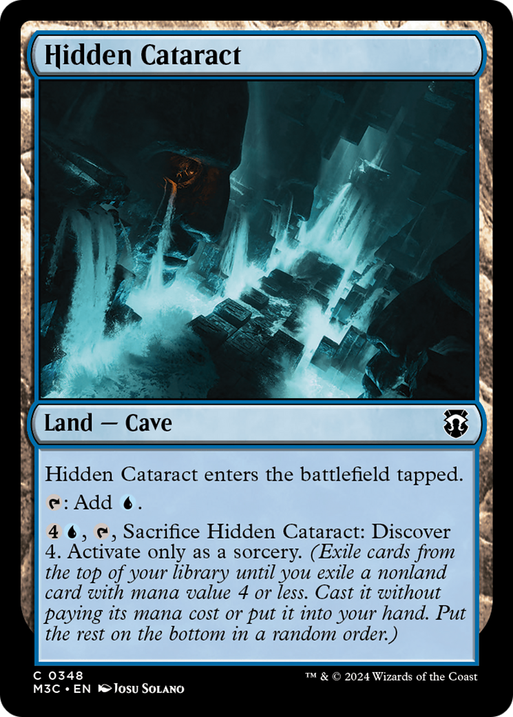 Hidden Cataract (Ripple Foil) [Modern Horizons 3 Commander] | Exor Games Dartmouth