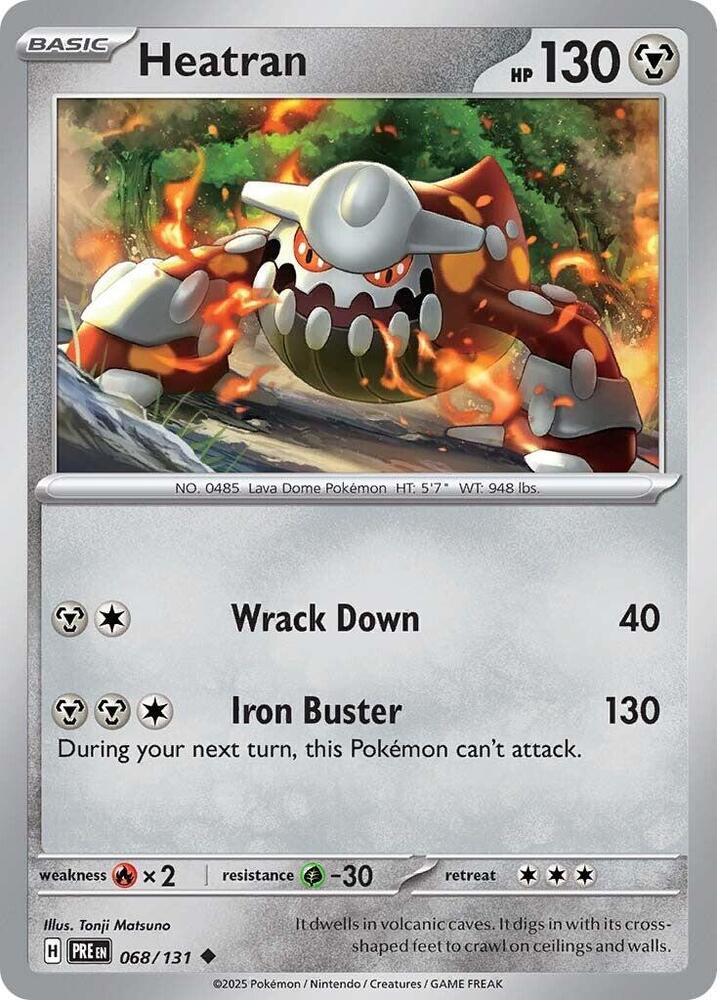 Heatran (068/131) [Scarlet & Violet: Prismatic Evolutions] | Exor Games Dartmouth