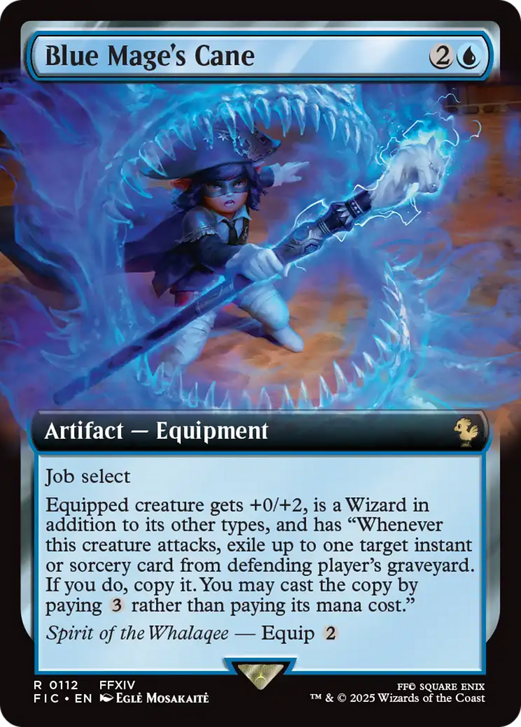 Blue Mage's Cane (Extended Art) [FINAL FANTASY Commander] | Exor Games Dartmouth