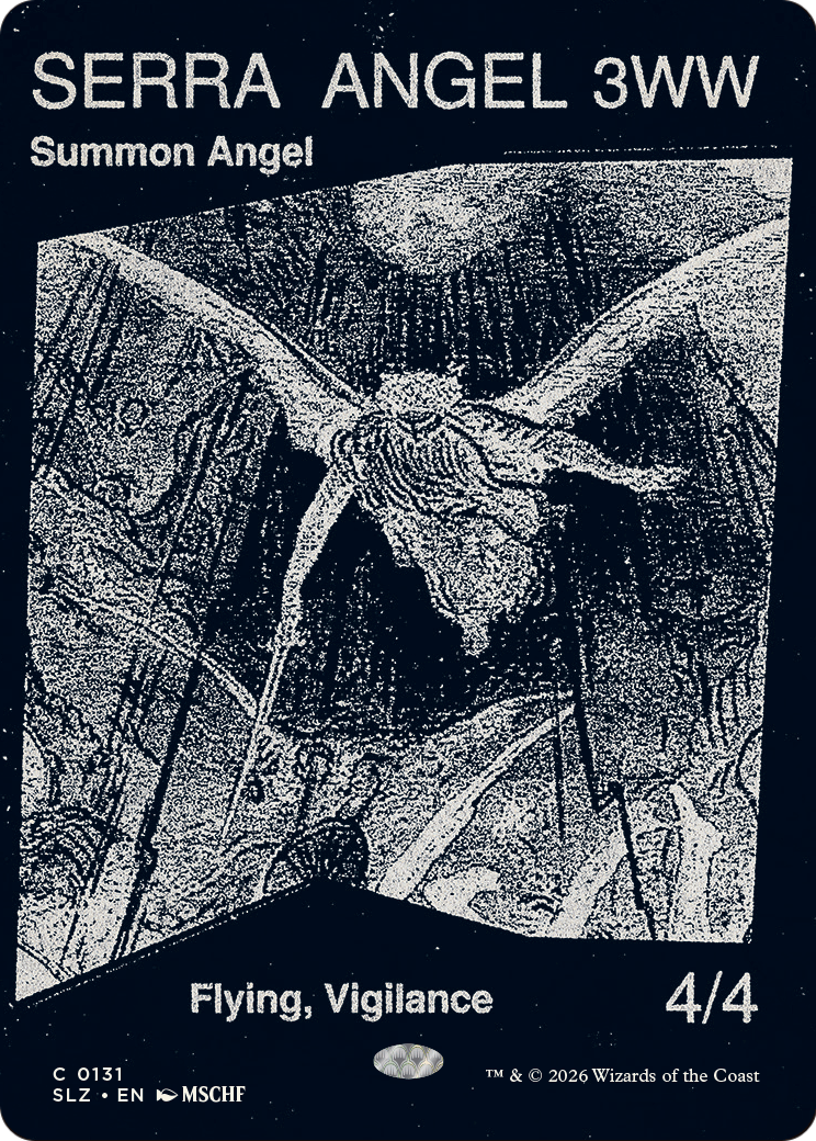 Serra Angel (0131) [Secret Lair x MSCHF: The Zeta Set] | Exor Games Dartmouth
