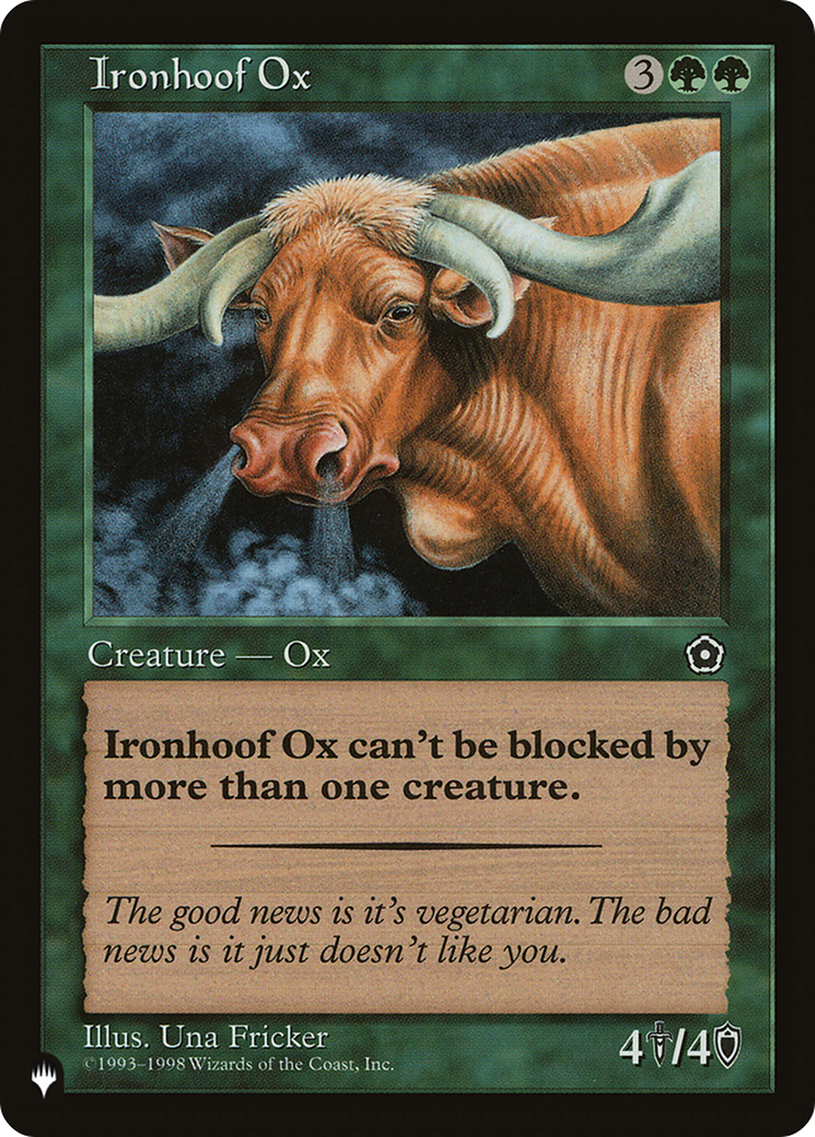 Ironhoof Ox [The List Reprints] | Exor Games Dartmouth