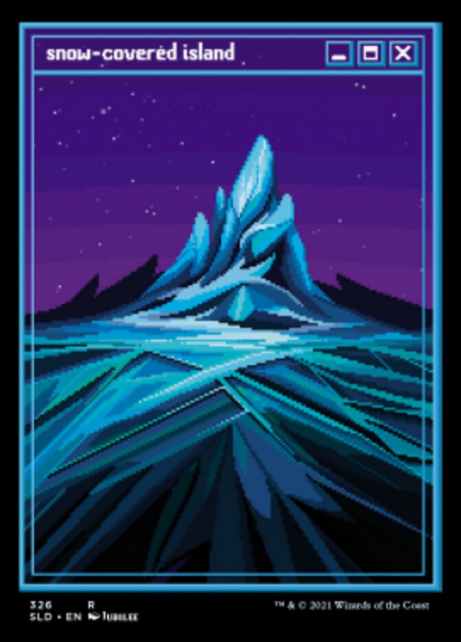 Snow-Covered Island (Foil Etched) [Secret Lair Drop Series] | Exor Games Dartmouth