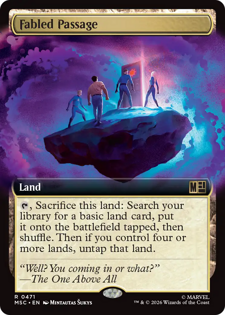 Fabled Passage (Extended Art) [Marvel Super Heroes Commander] | Exor Games Dartmouth