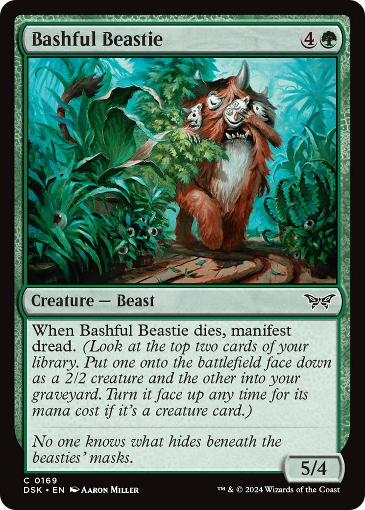 Bashful Beastie [Duskmourn: House of Horror] | Exor Games Dartmouth