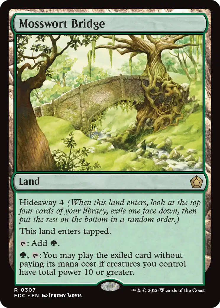 Mosswort Bridge [Foundations Commander] | Exor Games Dartmouth