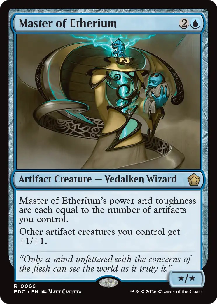 Master of Etherium [Foundations Commander] | Exor Games Dartmouth
