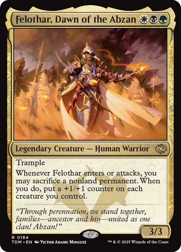 Felothar, Dawn of the Abzan [Tarkir: Dragonstorm] | Exor Games Dartmouth