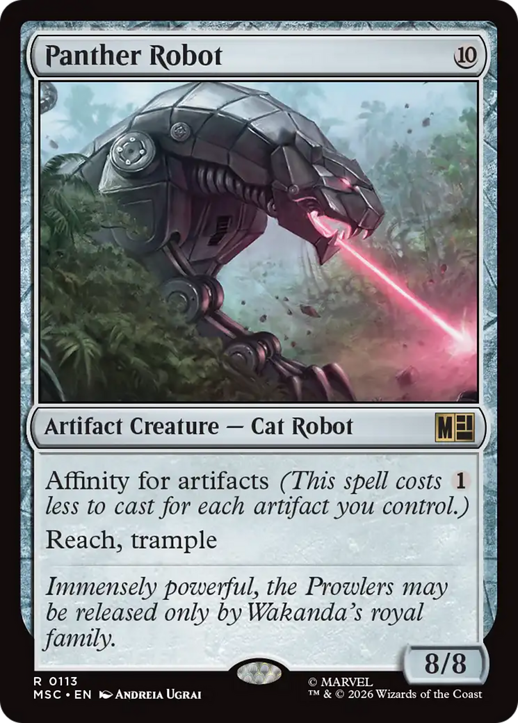Panther Robot (Surge Foil) [Marvel Super Heroes Commander] | Exor Games Dartmouth