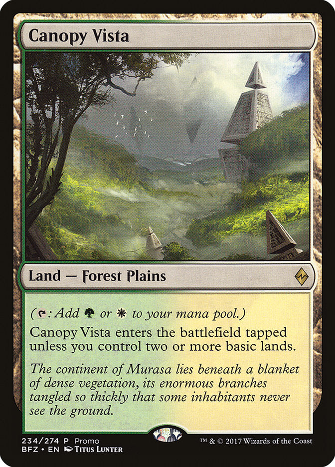 Canopy Vista (Promo) [Standard Showdown Promos] | Exor Games Dartmouth