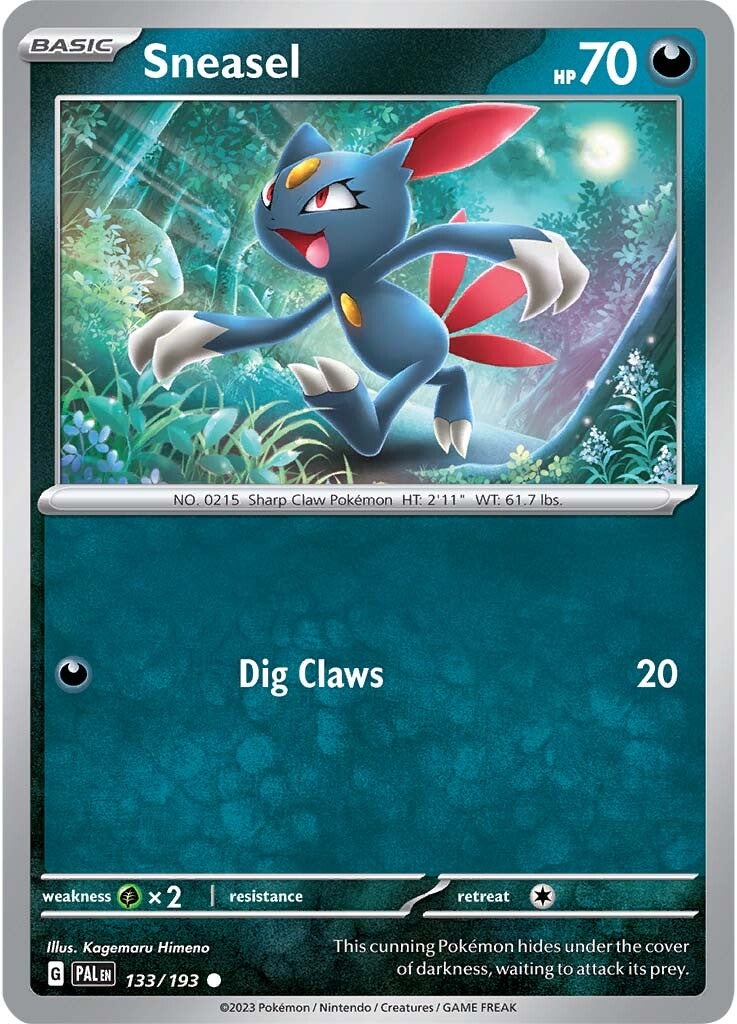 Sneasel (133/193) [Scarlet & Violet: Paldea Evolved] | Exor Games Dartmouth