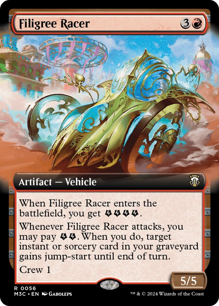 Filigree Racer (Extended Art) [Modern Horizons 3 Commander] | Exor Games Dartmouth