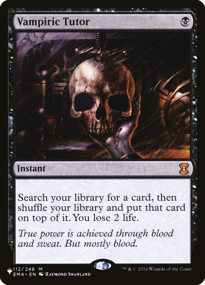 Vampiric Tutor [The List] | Exor Games Dartmouth