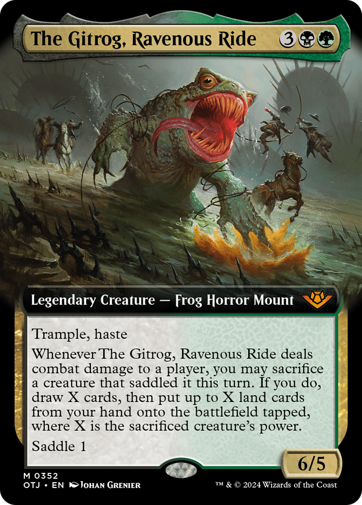 The Gitrog, Ravenous Ride (Extended Art) [Outlaws of Thunder Junction] | Exor Games Dartmouth