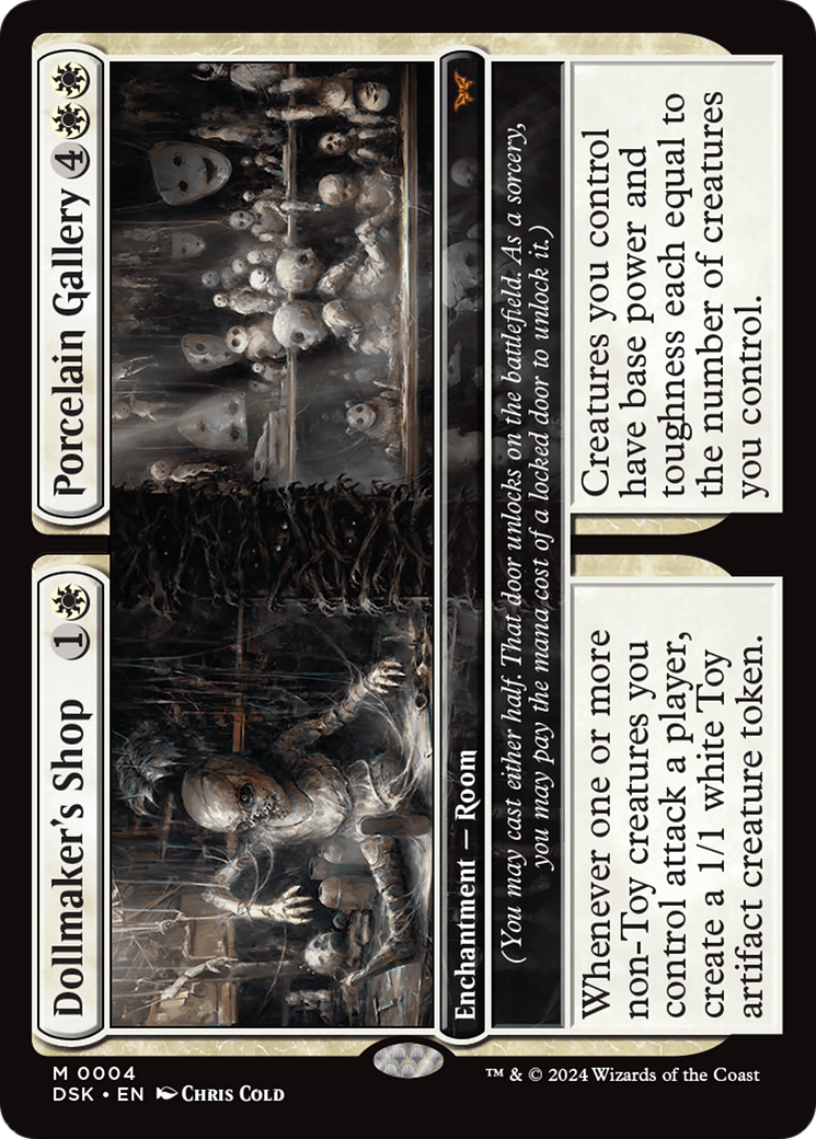 Dollmaker's Shop // Porcelain Gallery [Duskmourn: House of Horror] | Exor Games Dartmouth