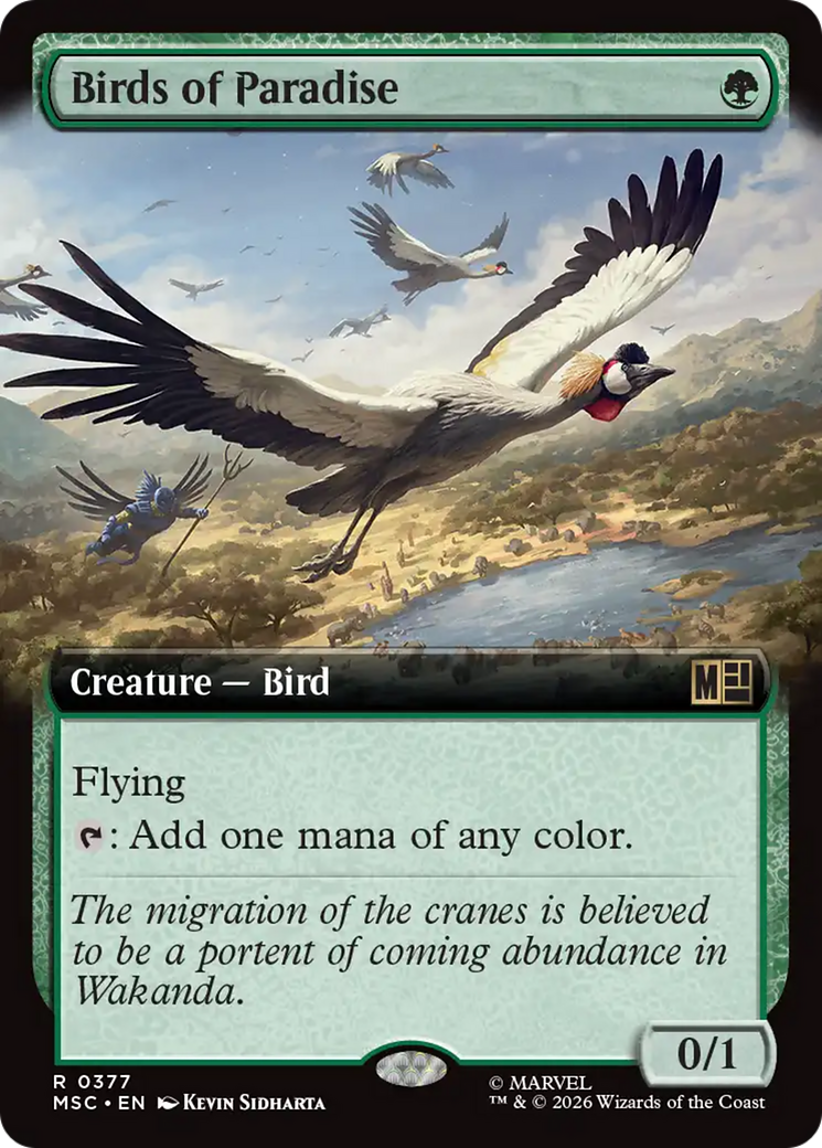 Birds of Paradise (Extended Art) [Marvel Super Heroes Commander] | Exor Games Dartmouth