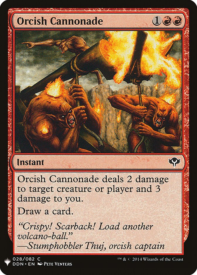 Orcish Cannonade [Mystery Booster] | Exor Games Dartmouth