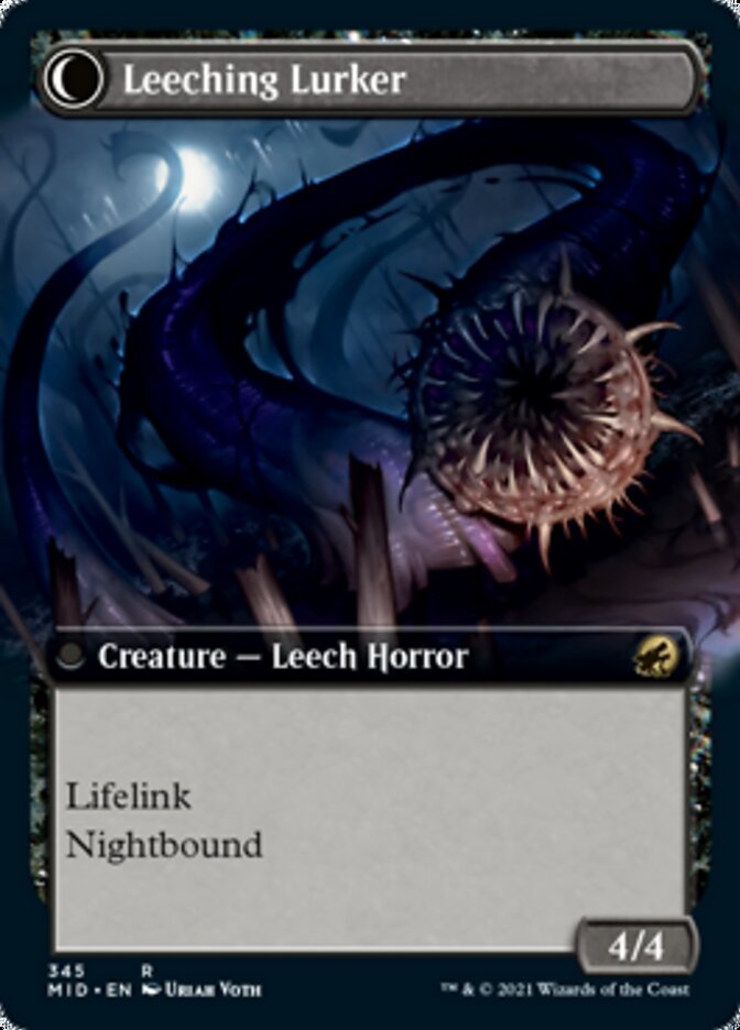 Curse of Leeches // Leeching Lurker (Extended Art) [Innistrad: Midnight Hunt] | Exor Games Dartmouth